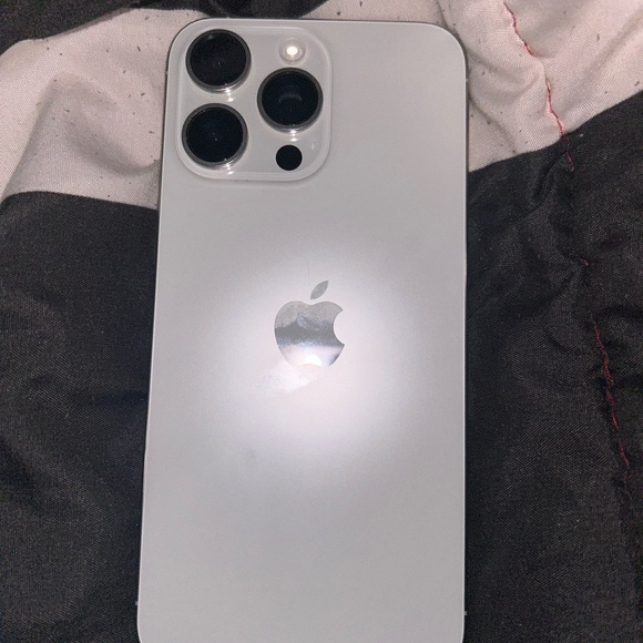 Apple Smartphone with Silver and Black Accents
